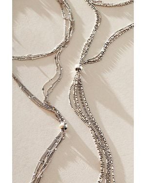 Free People Feeling Again Lariat Necklace - Natural