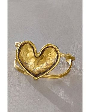Alkemie Heart Cuff - Metallic