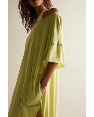 Intimately By Free People Night Mode Maxi Tee By - Green