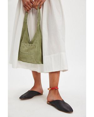 Free People Easy Morning Mules - Green