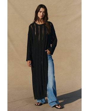 Free People Echo Sweater Tunic - Blue