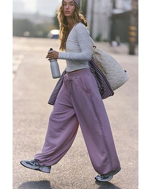 Fp Movement Sweat Equity Convertible Pants - Purple