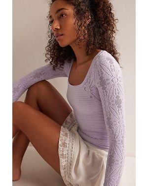 Free People So Many Likes Long Sleeve - Brown