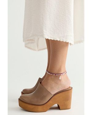 Free People Hudson Wedge Clogs - Natural