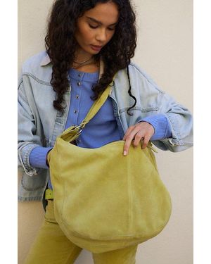 Free People Roma Suede Tote Bag - Pink
