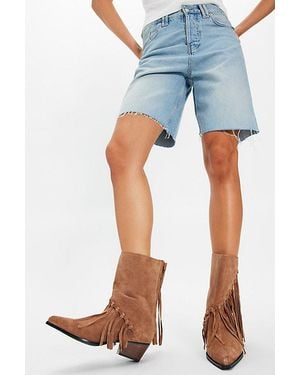 Matisse Lennon Fringe Boots By - Blue