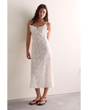 Intimately By Free People Love Letter Midi Slip Dress By - Natural