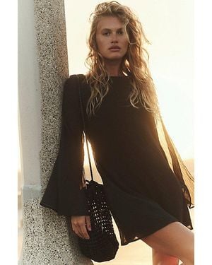 free-est Sunstare Solid Mini Dress By - Brown