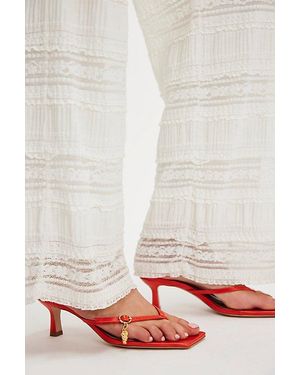 Vicenza Charmed Thong Heels - Multicolor