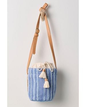 Mercado Global Betty Cylinder Crossbody Bag - Blue