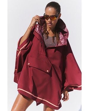 Fp Movement Packable Rain Poncho - Red