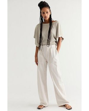 Agolde Low Curve Utility Jeans - Natural