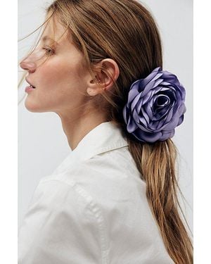 Free People Belle Rosette Claw Clip - Purple