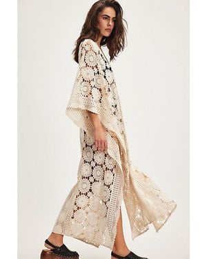 Jen's Pirate Booty Del Sol Mykonos Kaftan Top - Natural