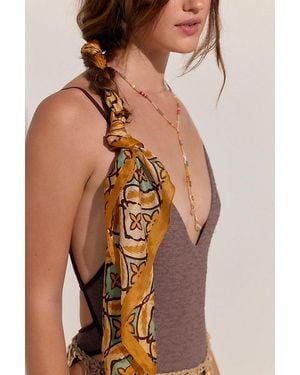 Free People So Silk Bandana - Metallic