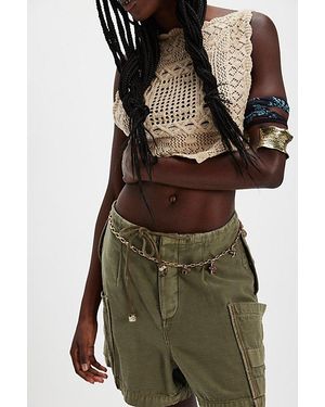 Free People Sing To Me Belly Chain - Green