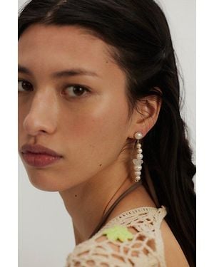 Anita Berisha Crystal Earrings - Brown