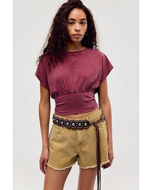 Free People Ralphie Tee - Red