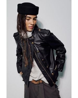 Lack of Color Nightsky Pillbox Hat - Black