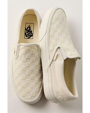 Vans Classic Sequin Slip-Ons - Natural