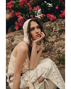 Free People Eira Crochet Balabonnet - White