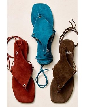 Jeffrey Campbell Indio Wrap Sandals - Brown