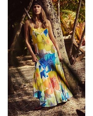 Free People Bloomspell Maxi Dress - Metallic