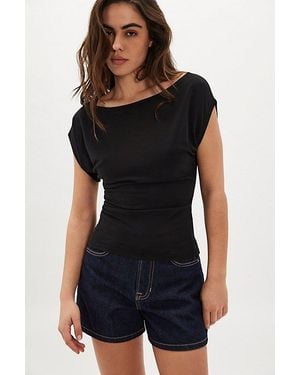 geel Fletcher Top - Black