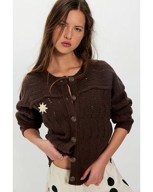 Free People Amsterdam Cardi - Black