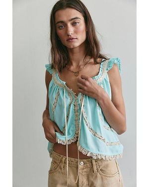 Free People Mabel Tank Top - Blue
