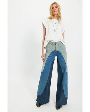 Wrangler X Lainey Wilson Groovy Wide-Leg Jeans - Blue