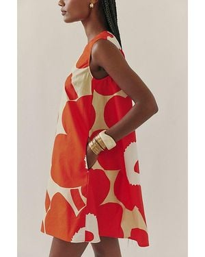 Marimekko Palatsi Unikko Dress - Red
