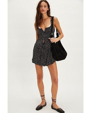 Free People Ellia Printed Set - Black
