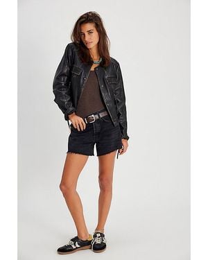 Agolde Parker Long Shorts - Blue