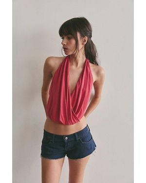 Free People Hallie Halter Top - Red