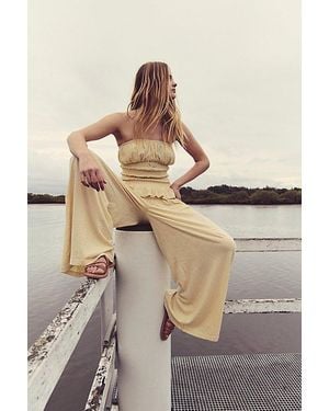 free-est Don'T Call Me Pant Set By - Natural
