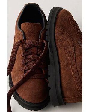 PUMA Suede Vibram Lace-Up Sneakers - Brown