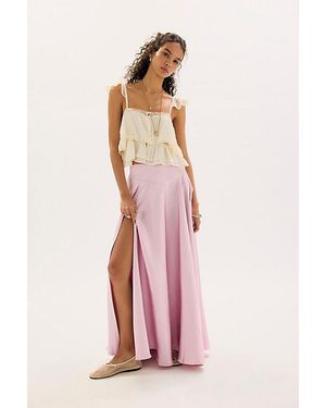 Free People Chilco Maxi Skirt - Pink