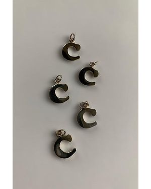 SharpLilTeeth Vintage Sterling Letter C Initial Charm Selected By - Gray