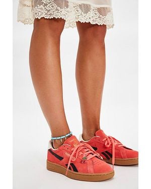Reebok Club C Grounds Suede Sneakers - Red