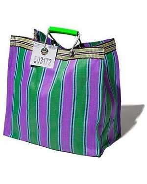 Puebco Recycled Plastic Square Bag - Blue