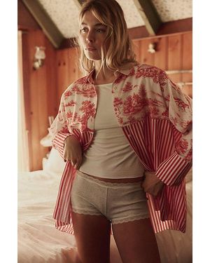 Intimately By Free People Room Service Shirt By - Red