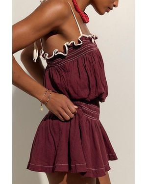 free-est Nellie Romper By - Red