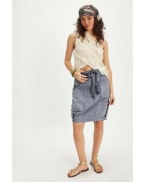 Free People Carmen Midi Skirt in Red | Lyst