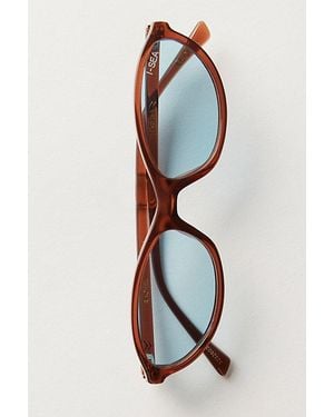 Free People Rachel Round Polo Sunglasses - Multicolour