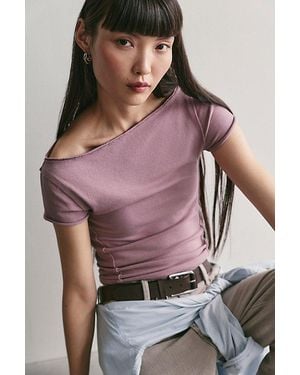 Free People Billie Tee - Purple