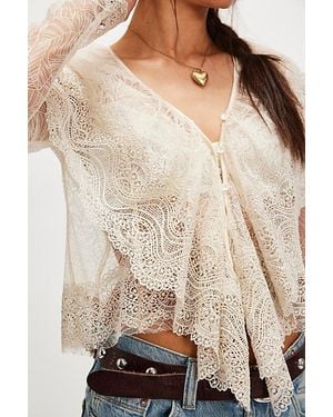 Nigel Preston Victorian Lace Blouse - Natural