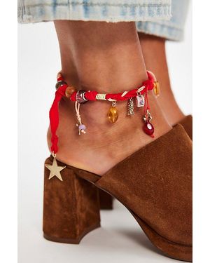Free People Kira Anklet - Orange
