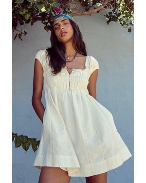 Free People Nina Babydoll Mini Dress - Multicolor