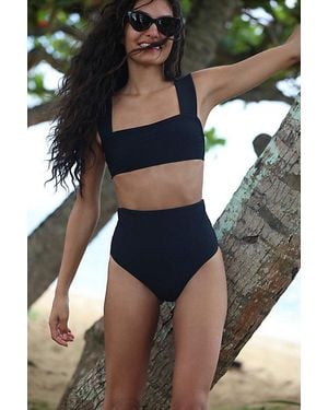 Free People Lore Recycled Heart Cat Eye Sunglasses - Black